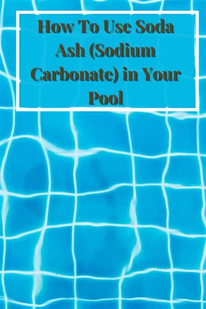 When should I use soda ash in my pool?