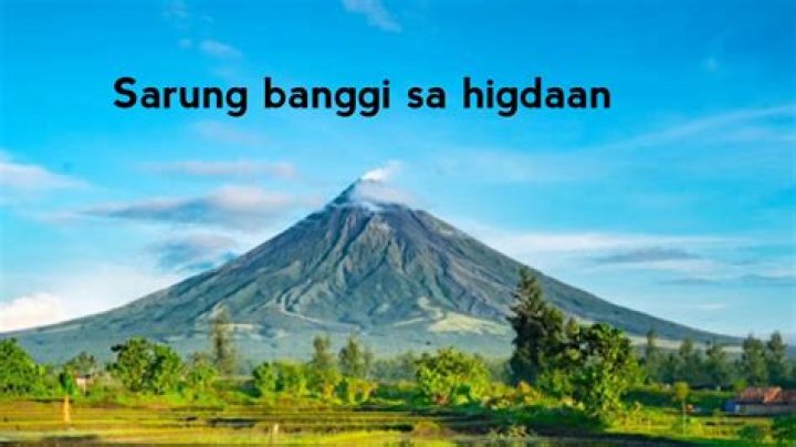 Where does Folk Song Sarong Banggi originated?