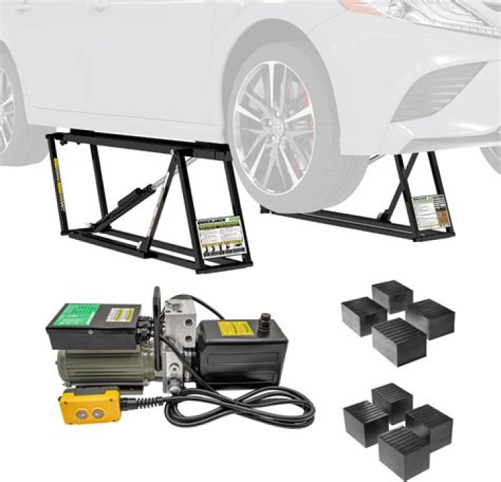 Where should I position my car on a lift?