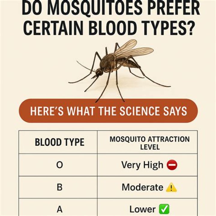 Which blood types do mosquitoes hate?