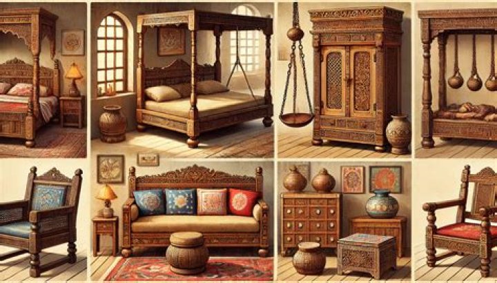 Which city is famous for wooden furniture in India?