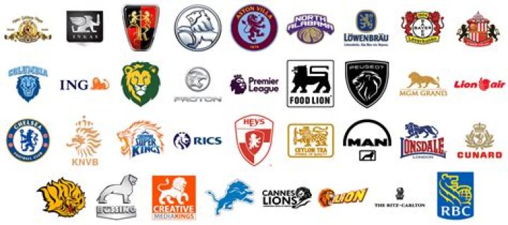 Which clothing brand logo is lion?