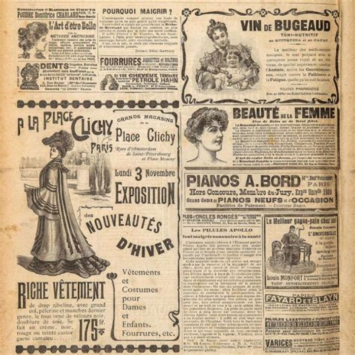 Which is the first newspaper advertisement?