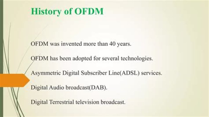Who invented OFDM?