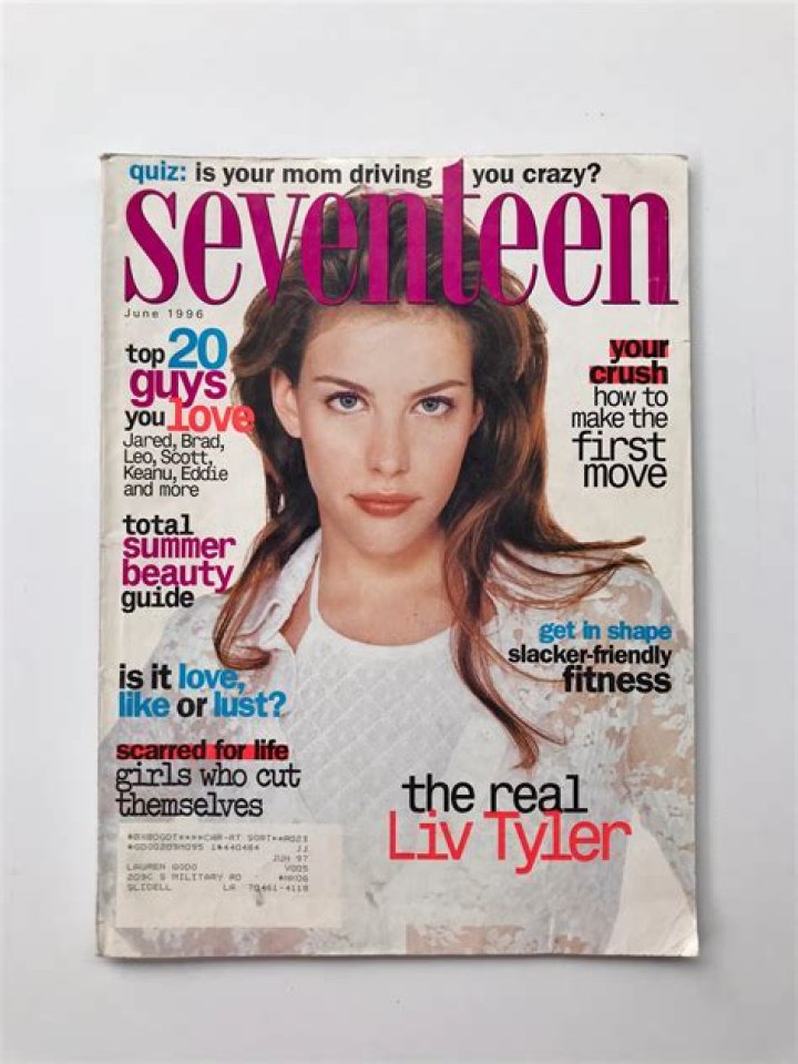 Who is on the cover of Seventeen magazine?