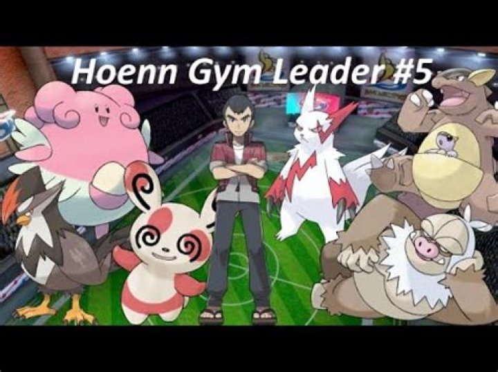 Who is the fifth gym leader in hoenn?