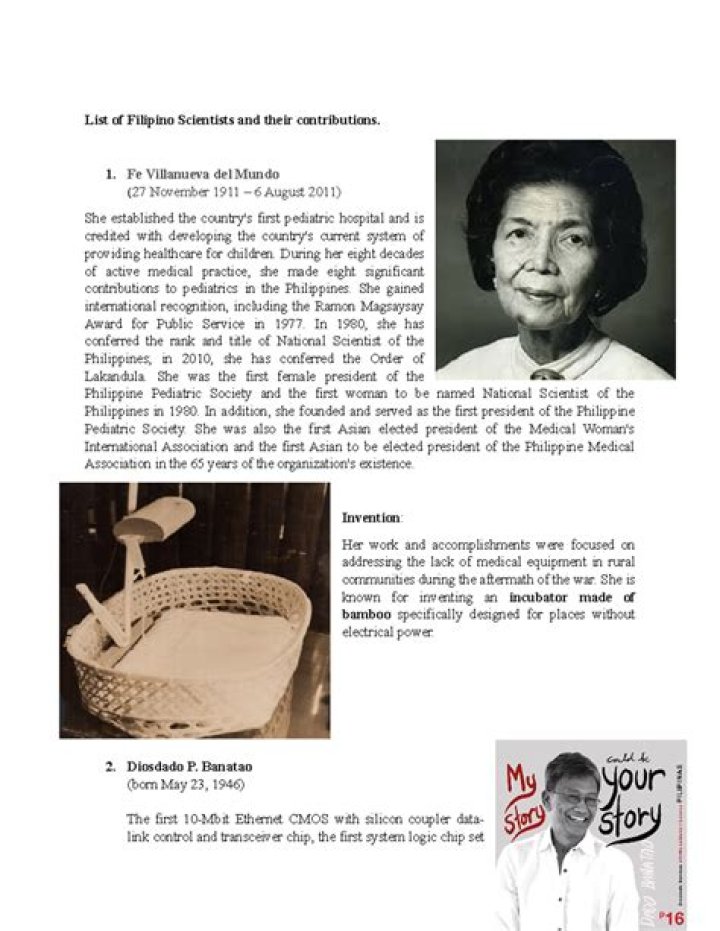 Who is the most famous Filipino scientist?