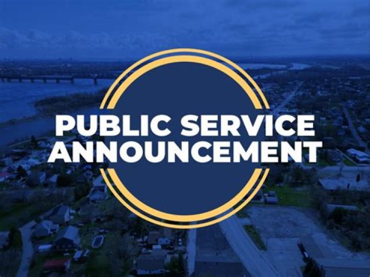 Who produced public service announcement?