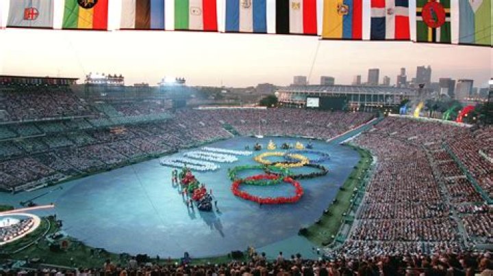Who sponsored the 1996 Olympics?
