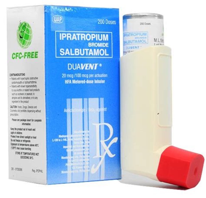 Why are salbutamol and ipratropium given together?