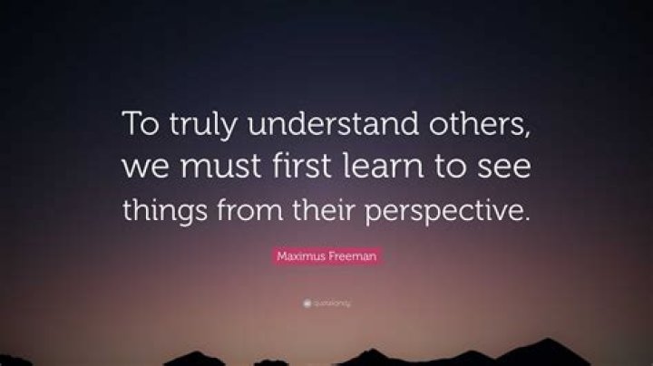 Why is it important to understand others and help in the times of need?