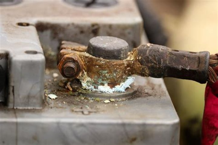 Why is there so much corrosion on my battery?