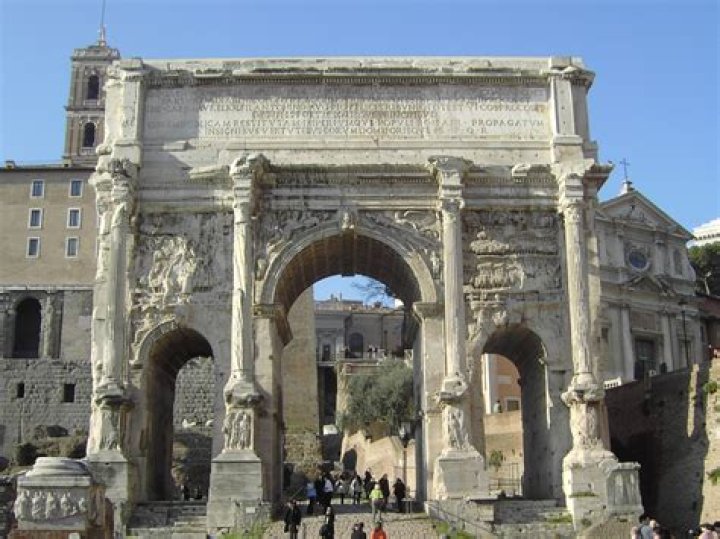 Why was the Arch of Septimius Severus important?